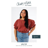 Chalk & Notch - Aria Top Sewing Pattern