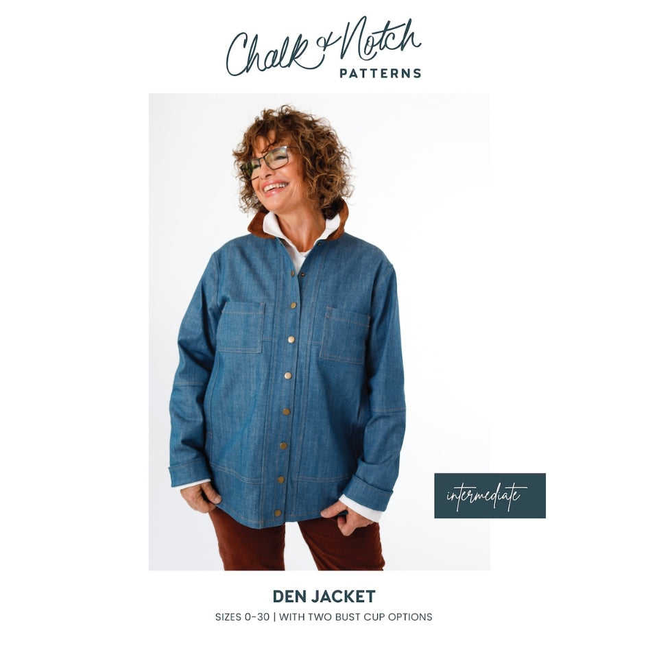 Chalk & Notch - Den Jacket Sewing Pattern
