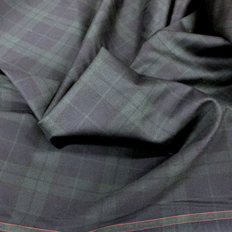 Challenge Navy Bottle Wool Waterproof Suiting Fabric Cu1