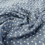 Denim Chambray Anglaise - Pale Blue