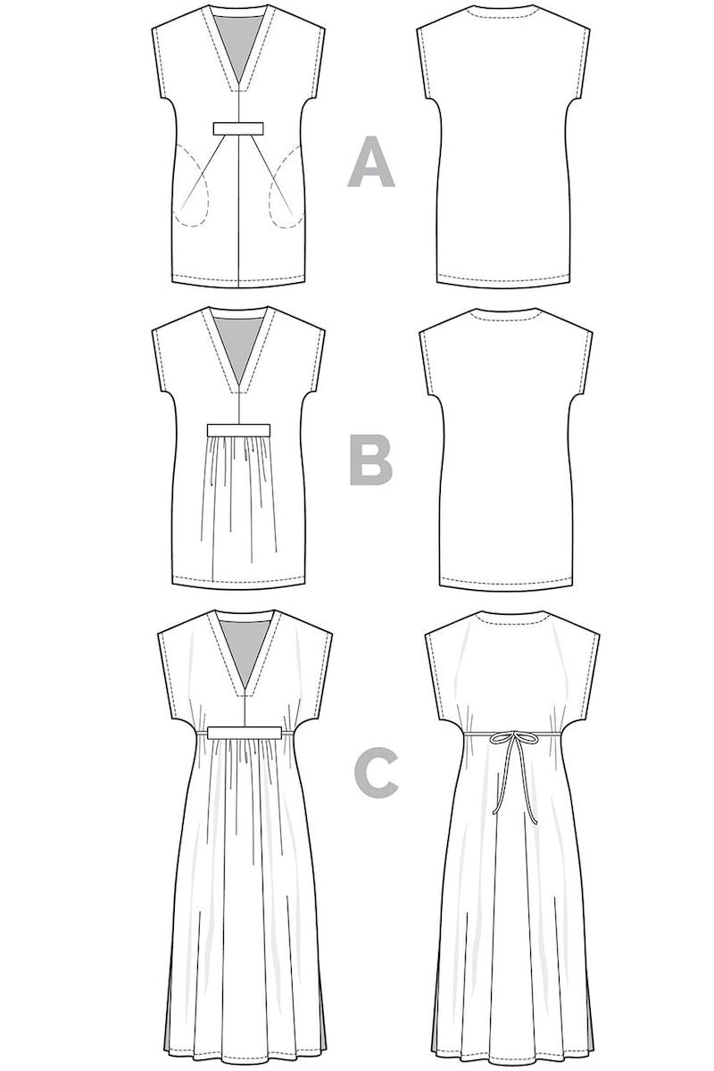 Closet Core Patterns - Charlie Caftan Pattern