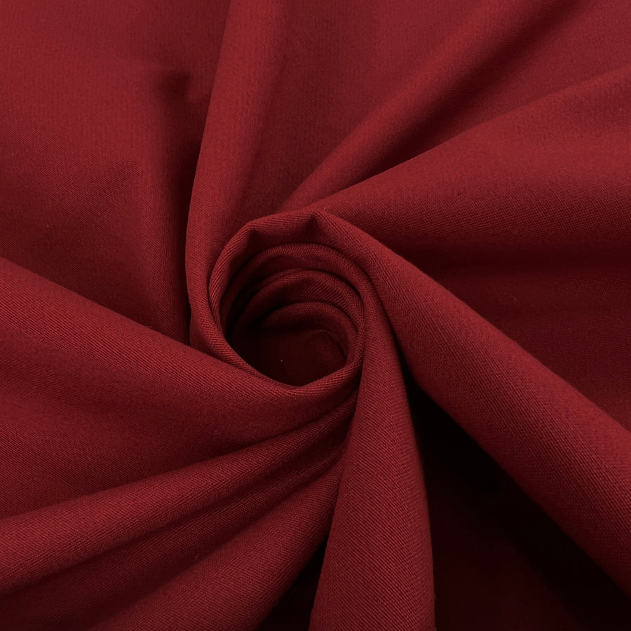 Cherry Ripe Cotton Elastane Red Trouser Fabric Twist