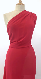 Georgette Dress Fabric - Hot Pink