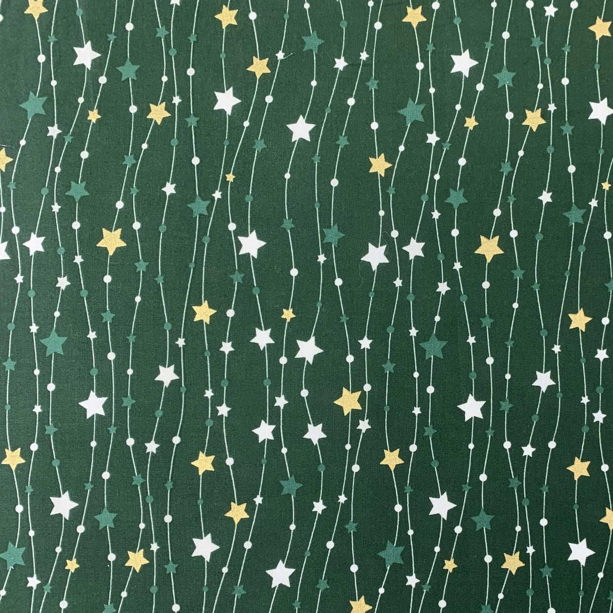 Christmas Falling Stars - Green