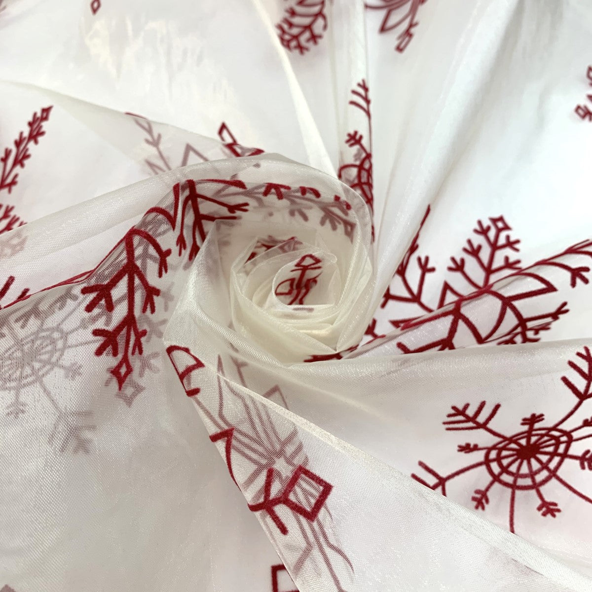Christmas Organza - Flock