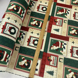 Christmas Panel - Patchwork - Red & Green