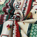 Christmas Panel - Santa Stripe