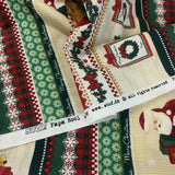 Christmas Panel - Santa Stripe