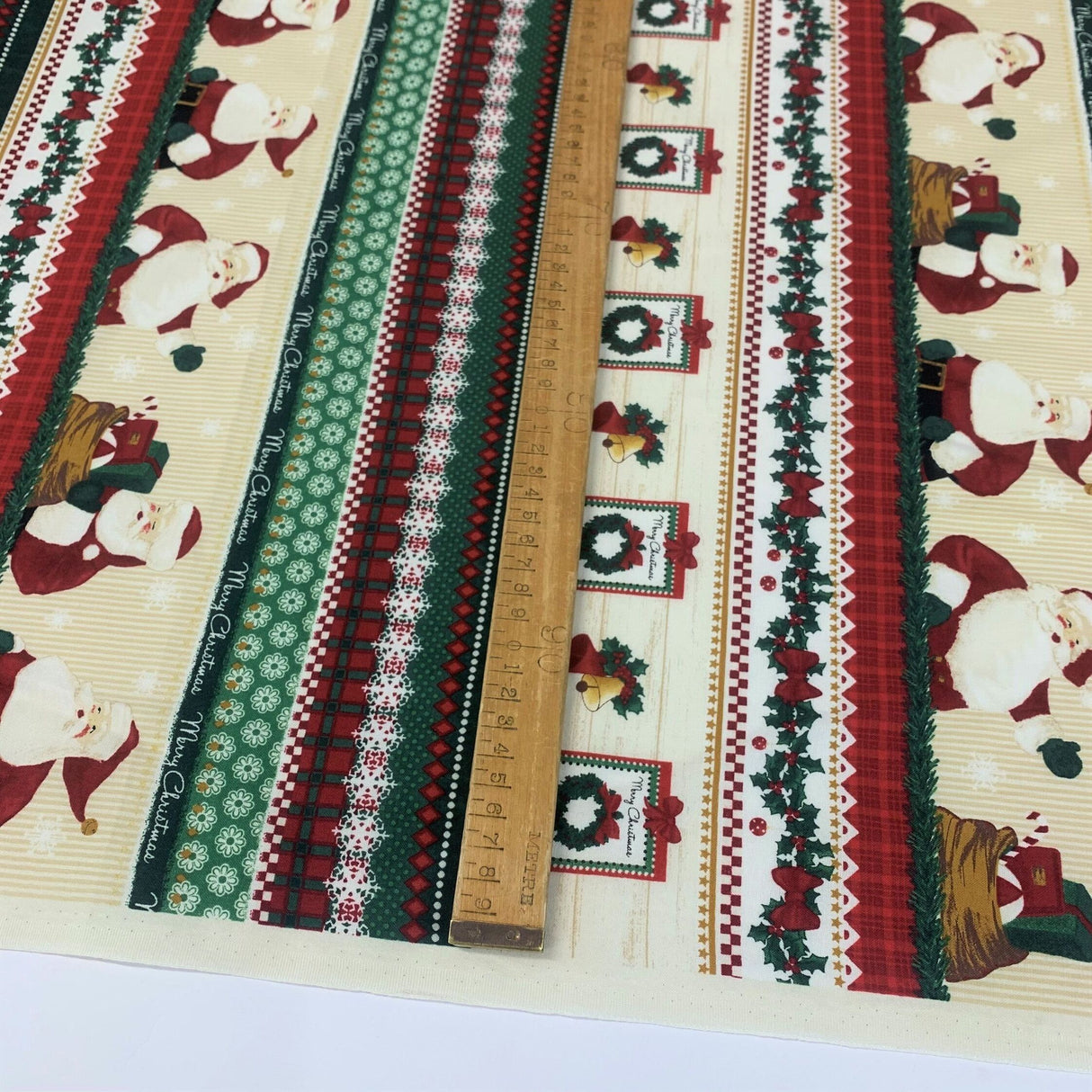 Christmas Panel - Santa Stripe