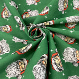 Christmas Poly/Cotton - Father Christmas