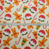 Christmas Poly/Cotton - Gingerbread Man