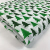 Christmas Poly/Cotton - Green Trees