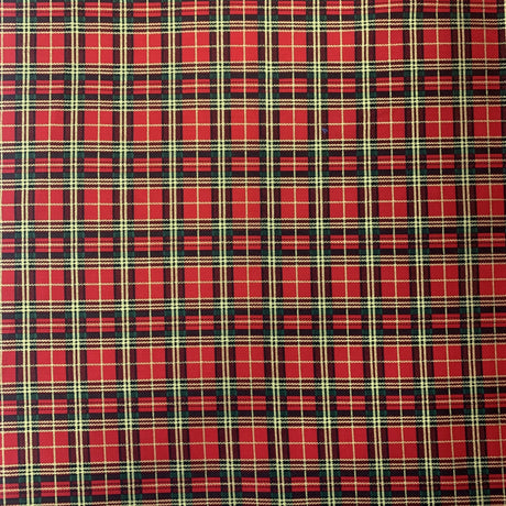 Christmas Tartan Red Pattern
