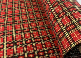 Christmas Tartan Red Roll
