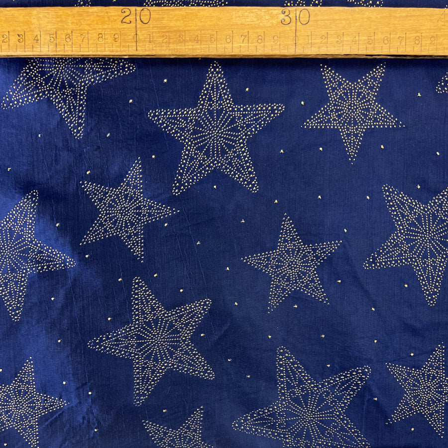 Taffeta - Star Studded Blue
