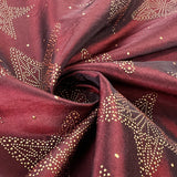 Taffeta - Star Studded Red