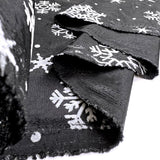 Taffeta - Flocked Flakes Black