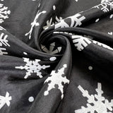 Taffeta - Flocked Flakes Black