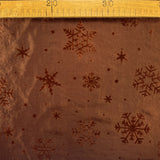 Remnant - Taffeta - Flocked Flakes Orange (1.3m)