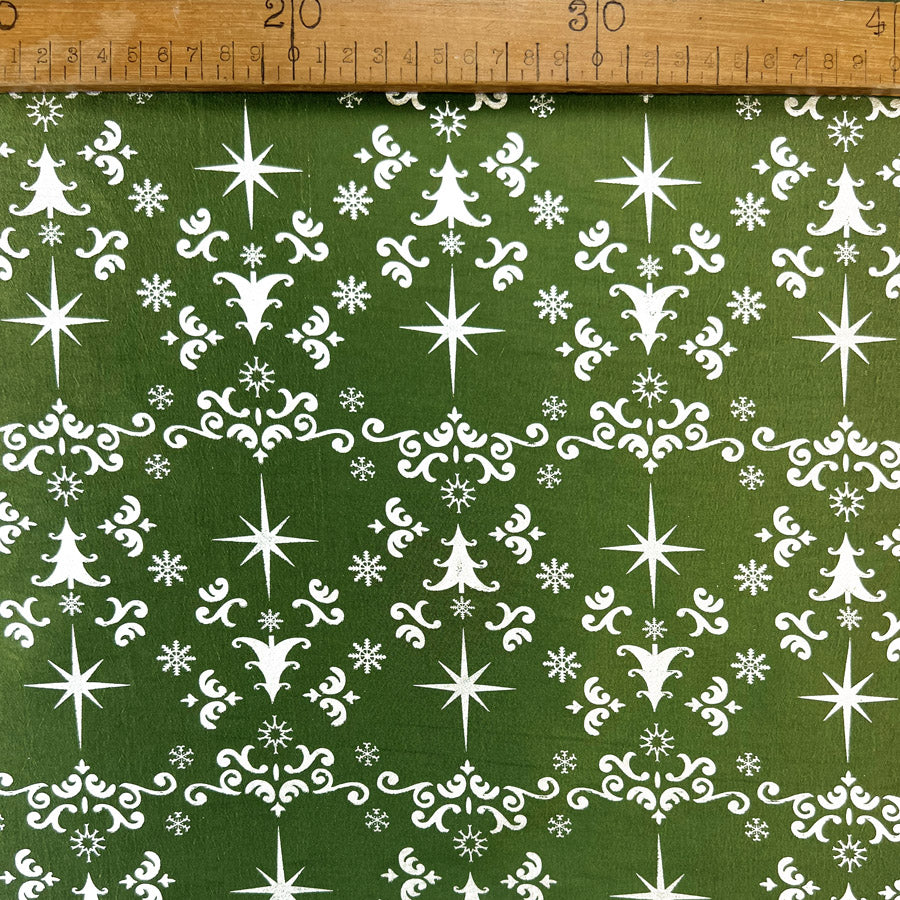 Taffeta - Green Tree Sparkle