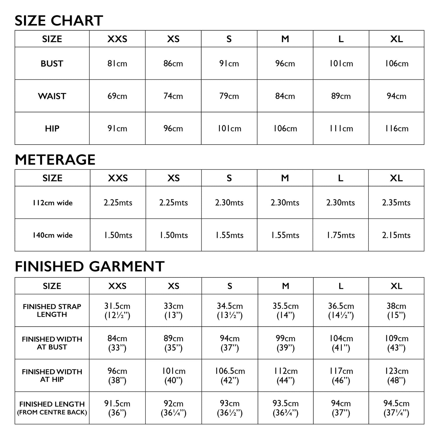 Tessuti - Claudia Dress Pattern (UK XXS-XL)