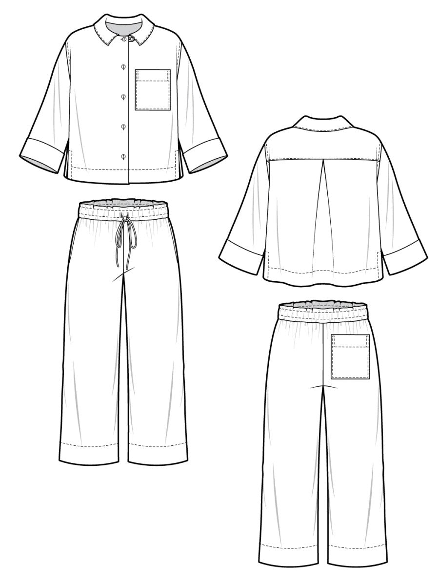 Closet Core Patterns - Fran Pajamas Pattern