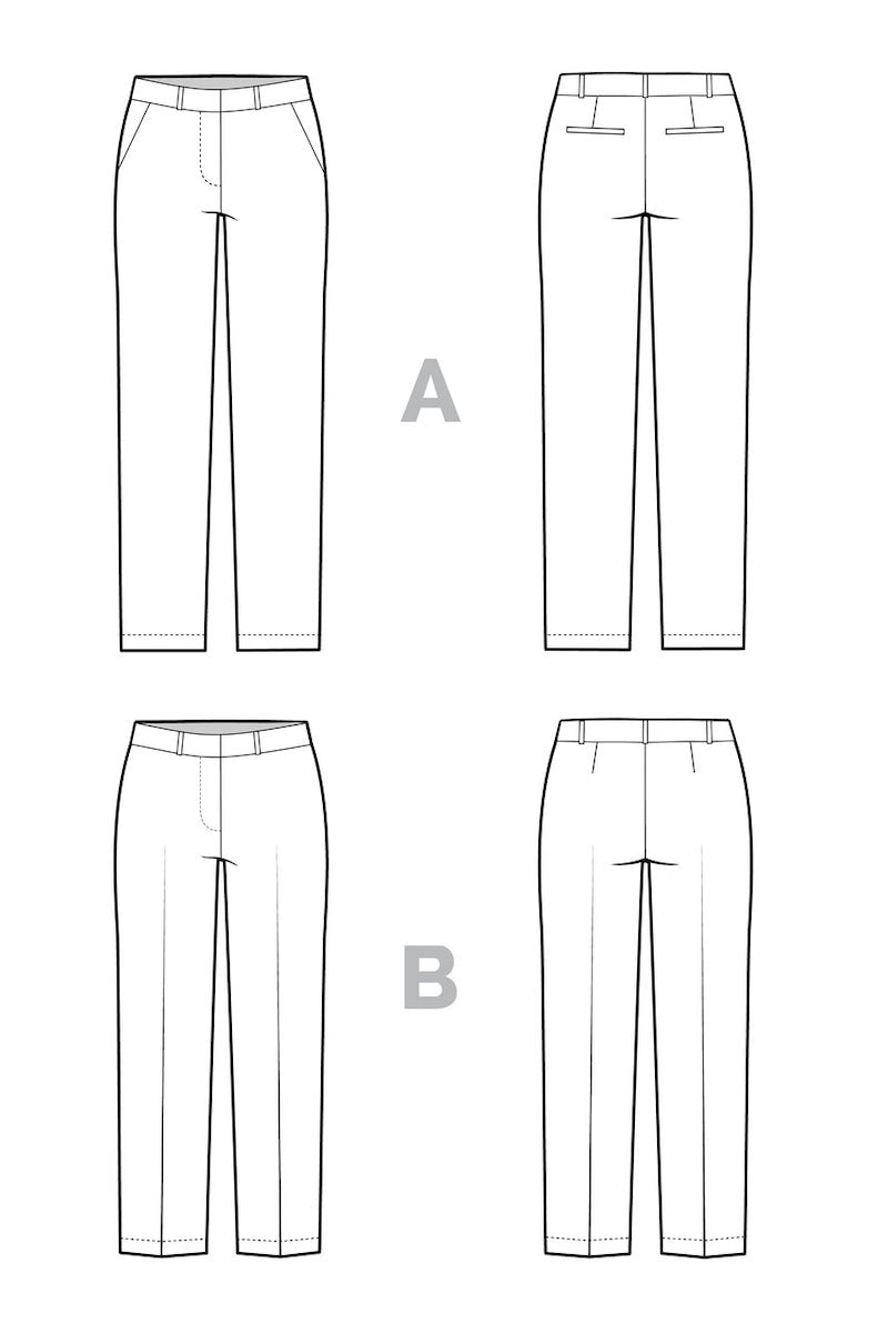 Closet Core Patterns - Sasha Trousers Pattern
