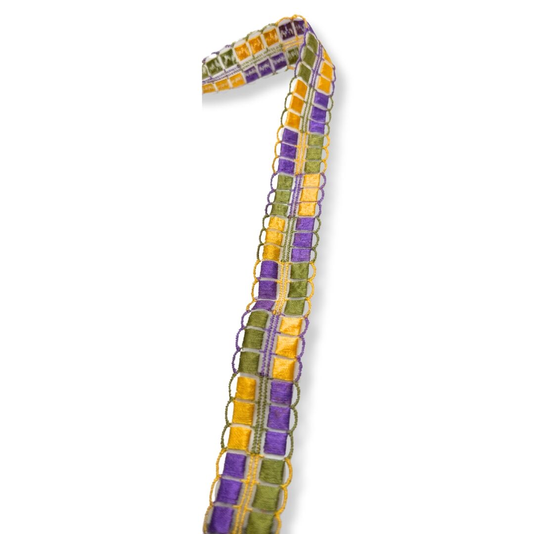 Colour Block Grid Trim