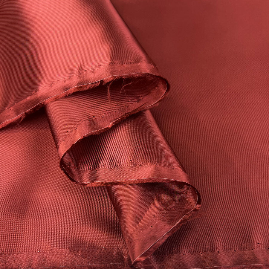 Colour Pop Viscose Linings Burgundy Red Plain Dress Fabric Fold