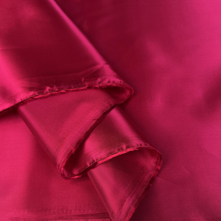 Colour Pop Viscose Linings Fuchsia Plain Dress Fabric Fold