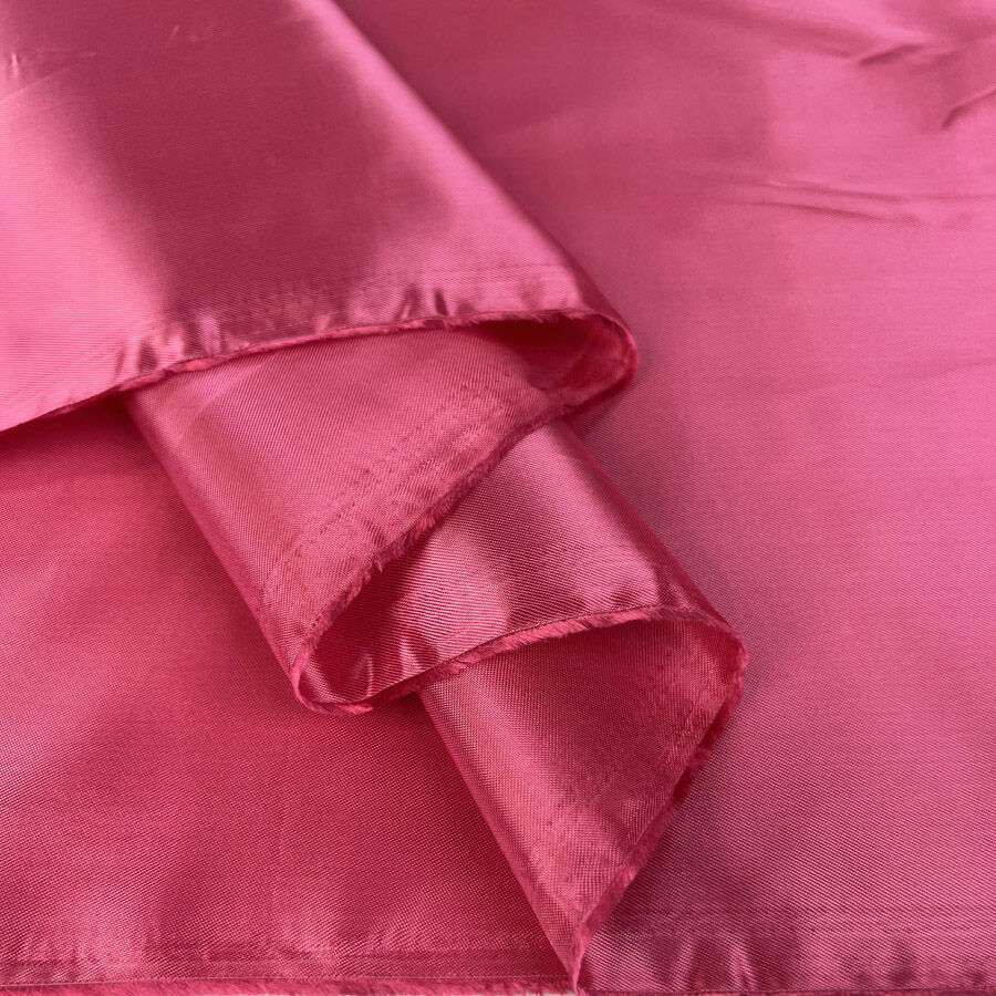 Colour Pop Viscose Linings Rose Plain Dress Fabric Fold