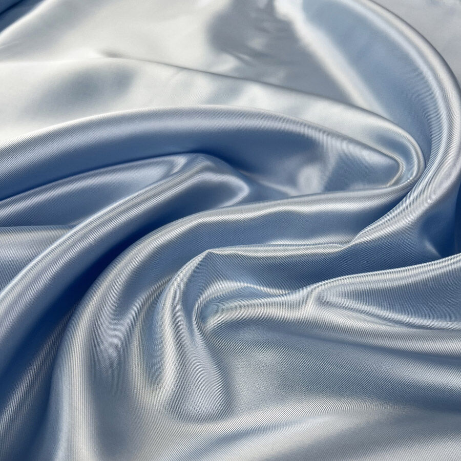 Colour Pop Viscose Linings Sky Plain Dress Fabric