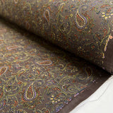 Combed Cotton Poplin - Paisley Brown