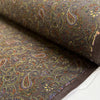 Combed Cotton Poplin - Paisley Brown
