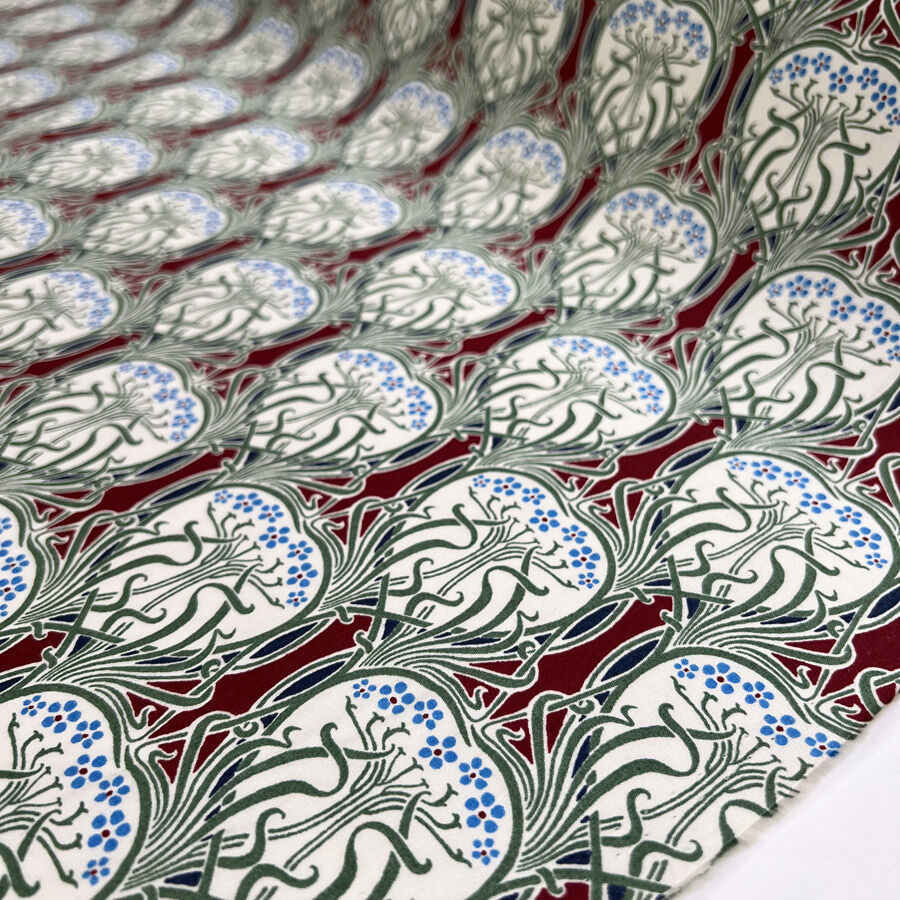 Combed Cotton Poplin - Vine - Red