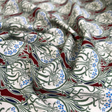 Combed Cotton Poplin - Vine - Red