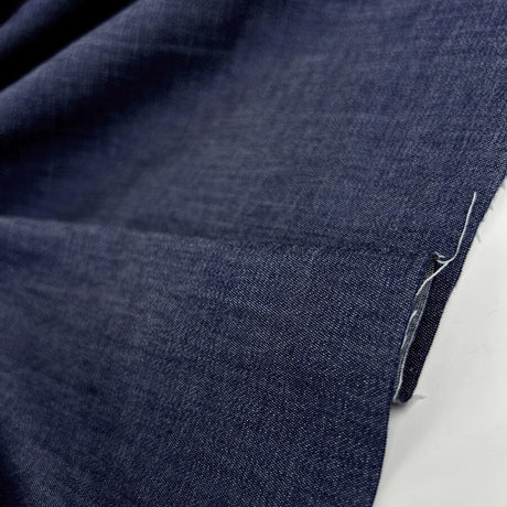 Como Moderno Denim Leonardo Cotton Elastane Blue Stretch Woven Fabric