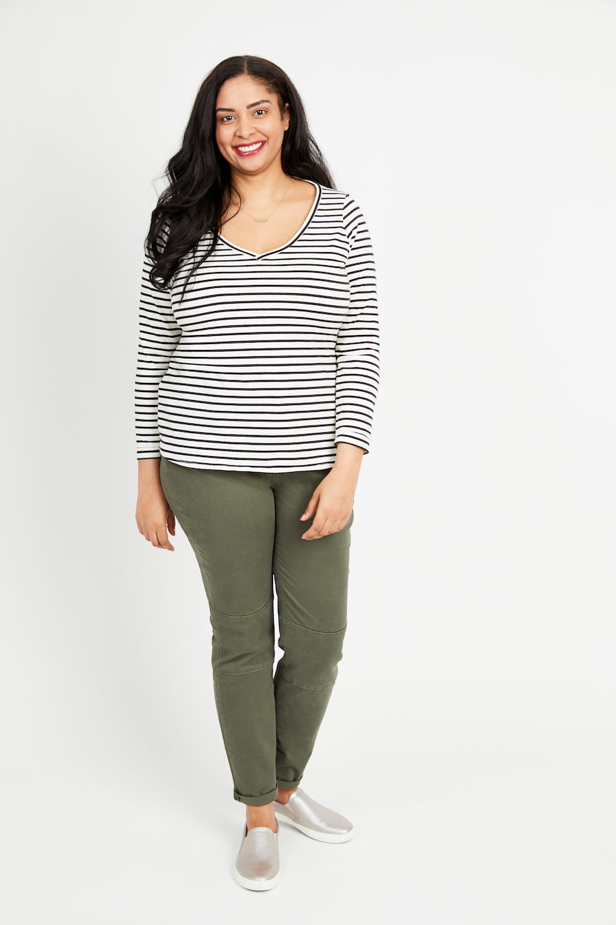 Cashmerette - Concord T-Shirt Sewing Pattern (US 12-32)