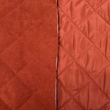 Corduroy Quilting - Rust
