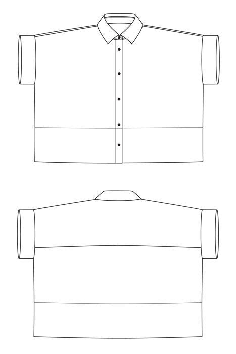 Cottage Shirt Pattern The Sewing Workshop Sketch