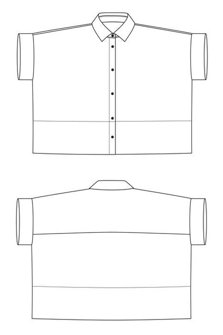 Cottage Shirt Pattern The Sewing Workshop Sketch