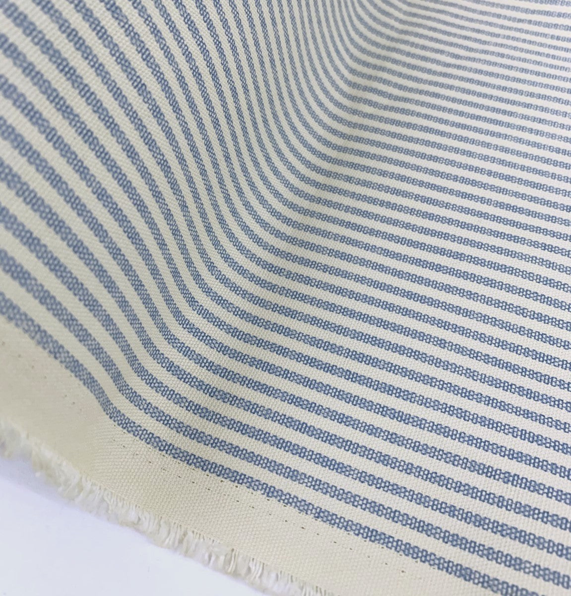 Cotton Canvas - Ticking - Blue