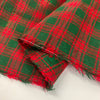 Cotton Lurex - Large Tartan - Green