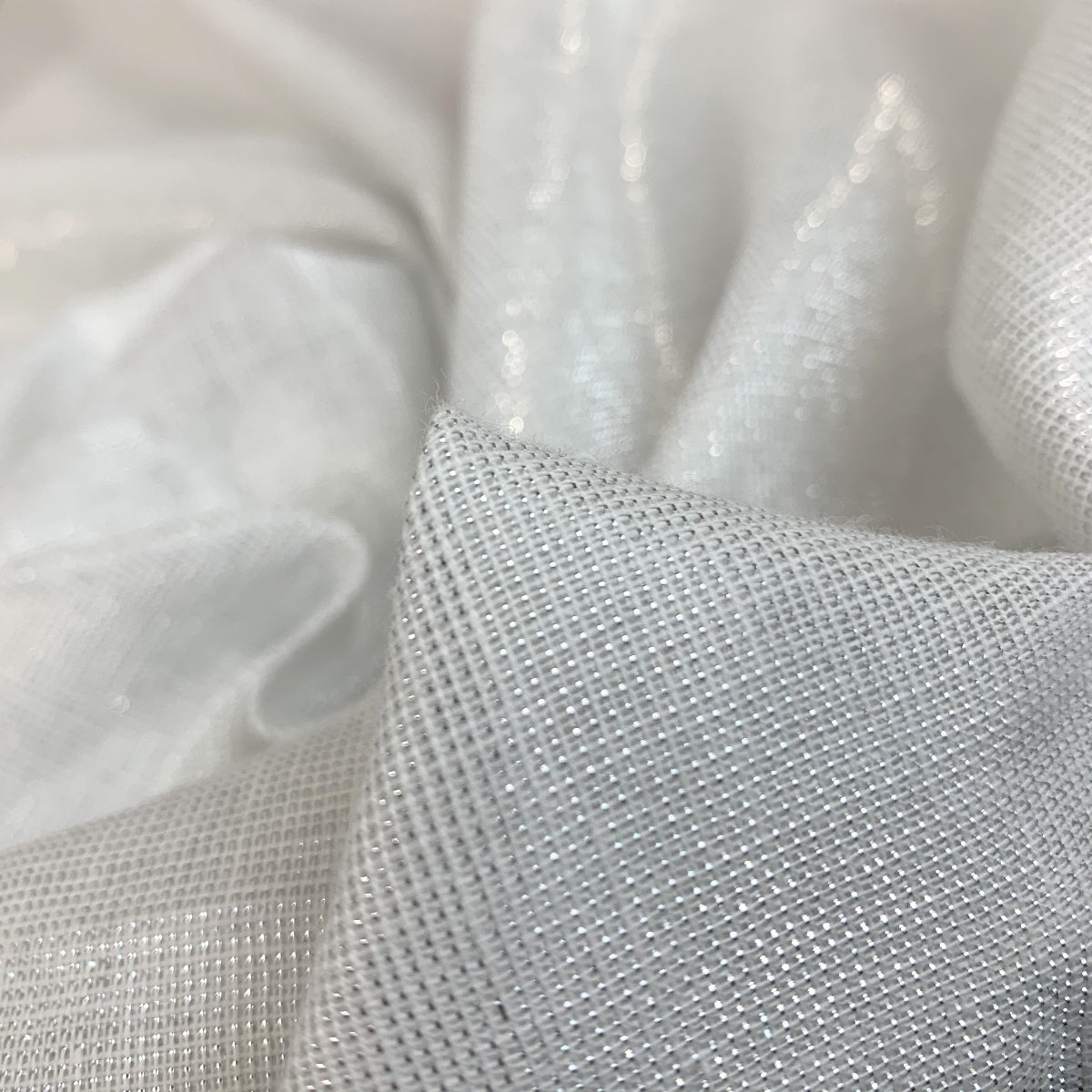 Cotton Lurex - Pale Silver