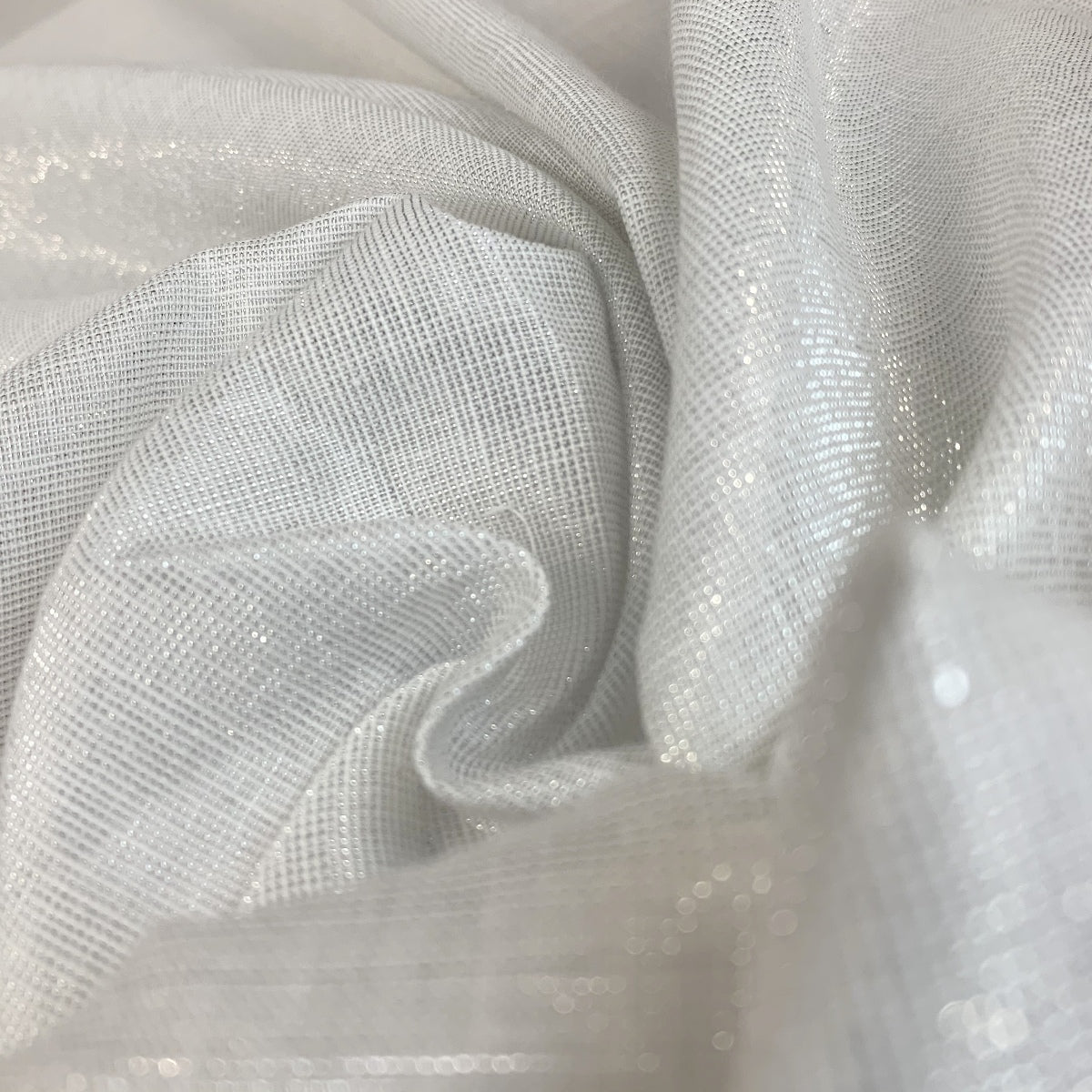 Cotton Lurex - Pale Silver