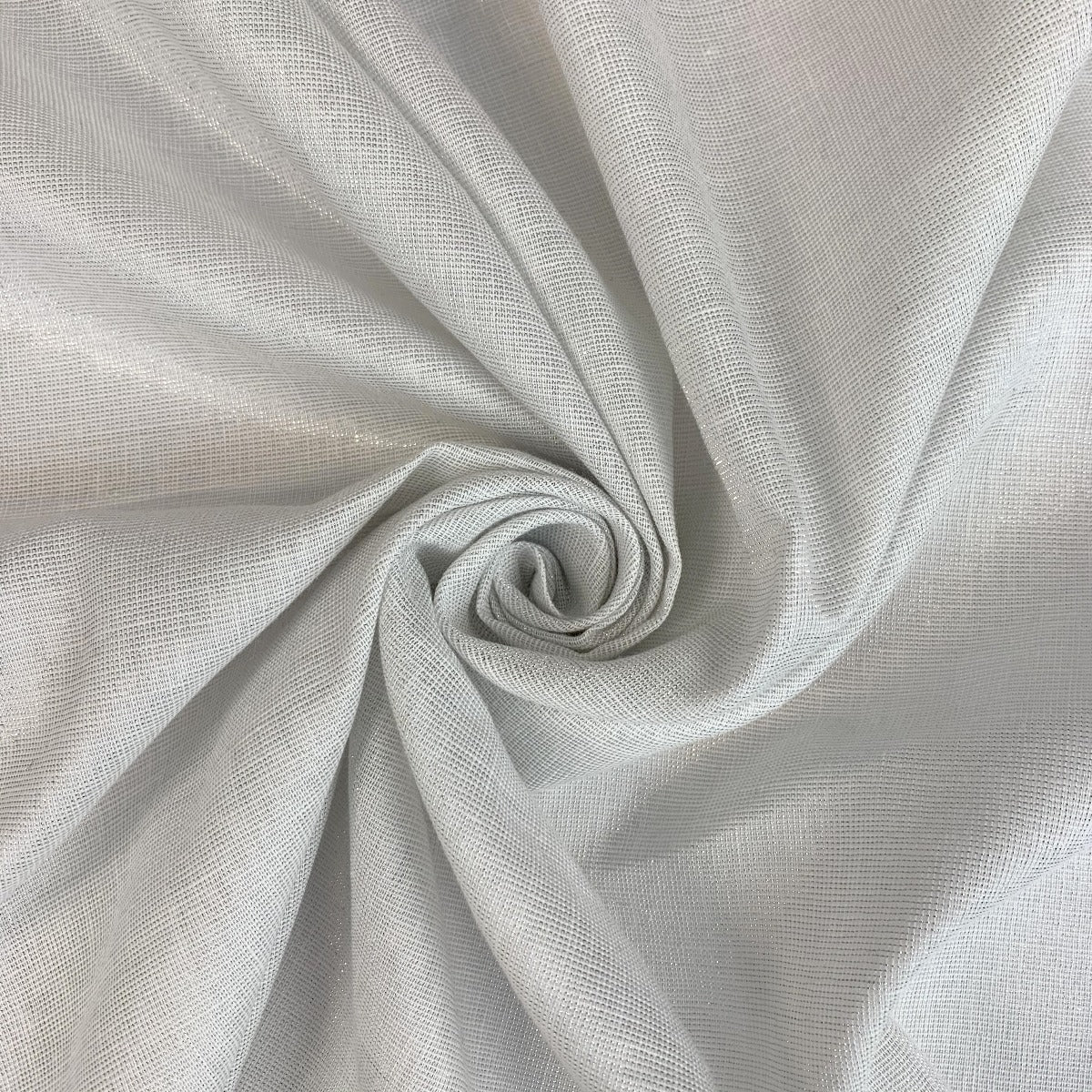 Cotton Lurex - Pale Silver
