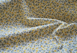 Poplin Print - Tiny Yellow Rose