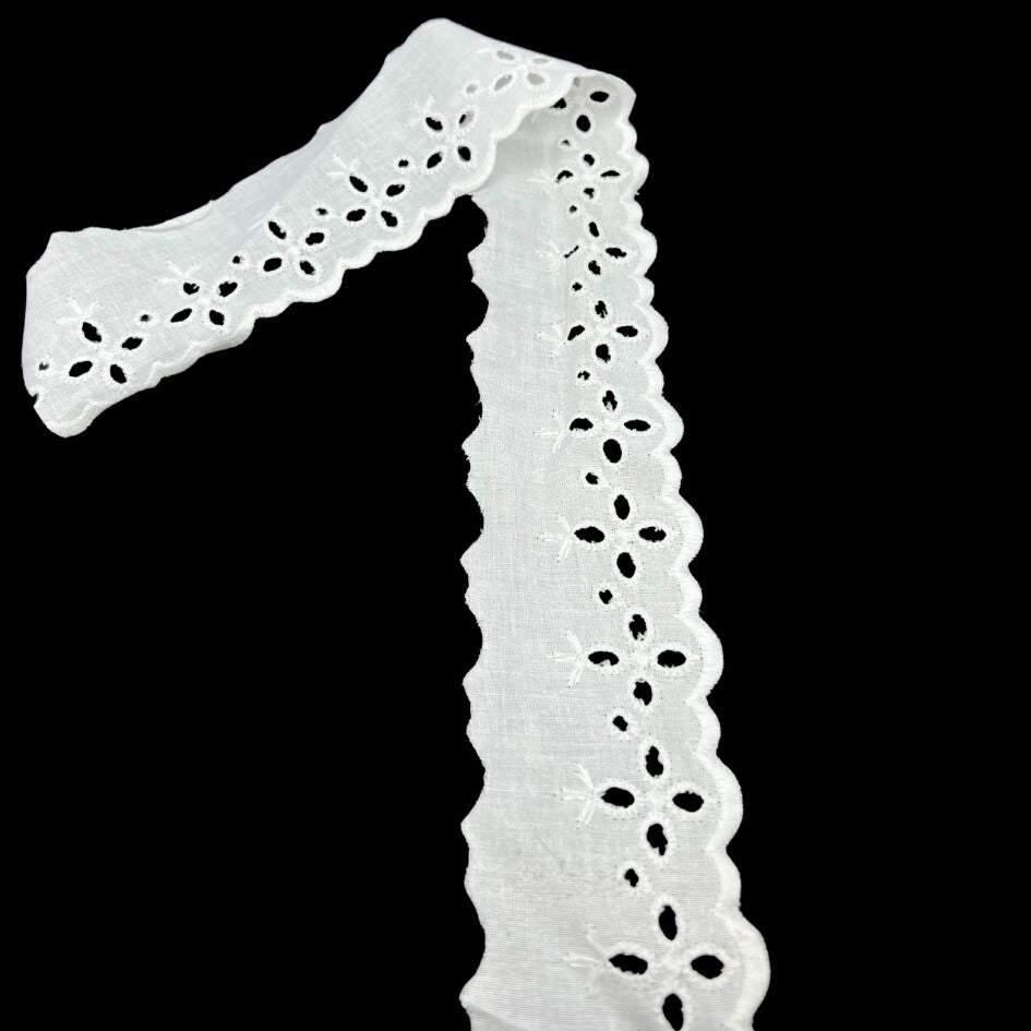 Broderie Anglaise Trim - Elise