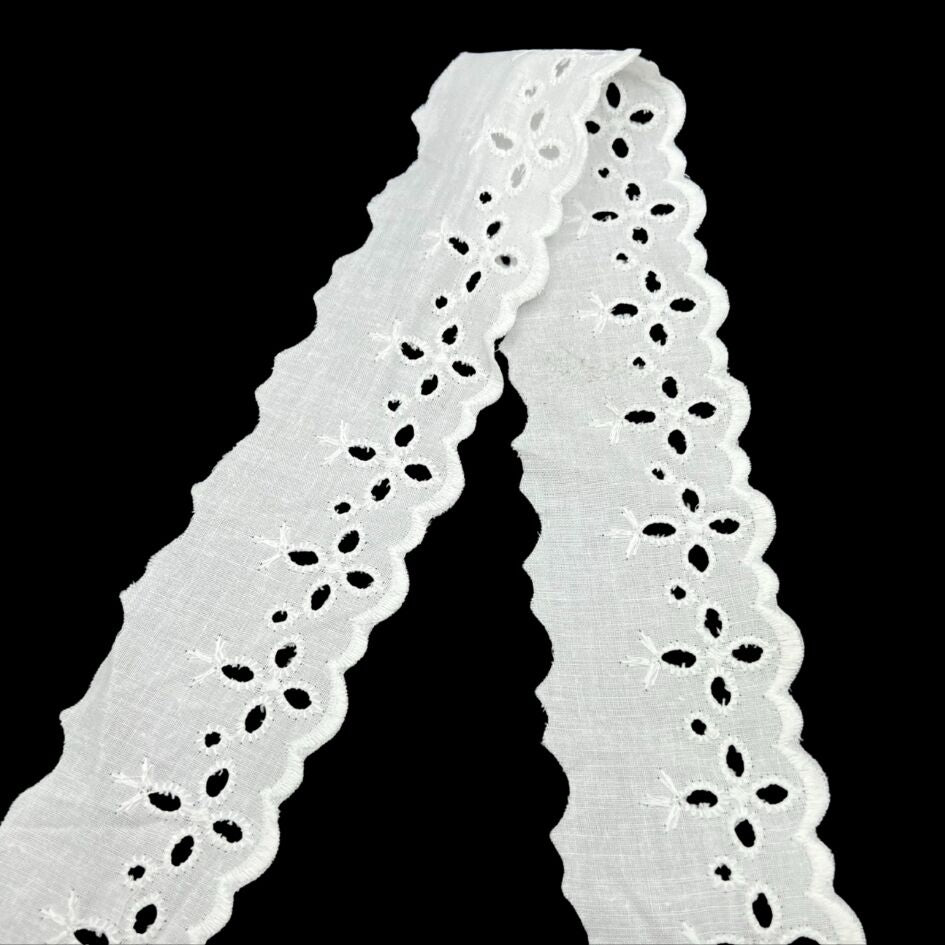Broderie Anglaise Trim - Elise