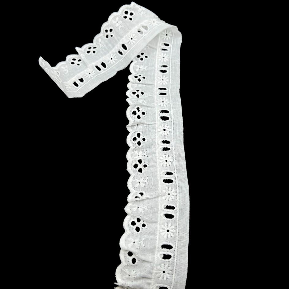 Broderie Anglaise Trim - Florence